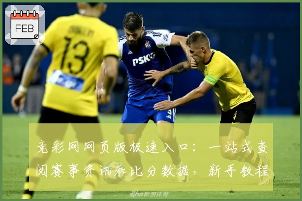 竞彩网网页版极速入口：一站式查阅赛事资讯和比分数据，新手教程全解析